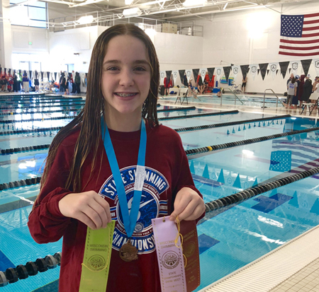 Mya Burt competed in the 2018 11 & Under Wisconsin Single Age State ...